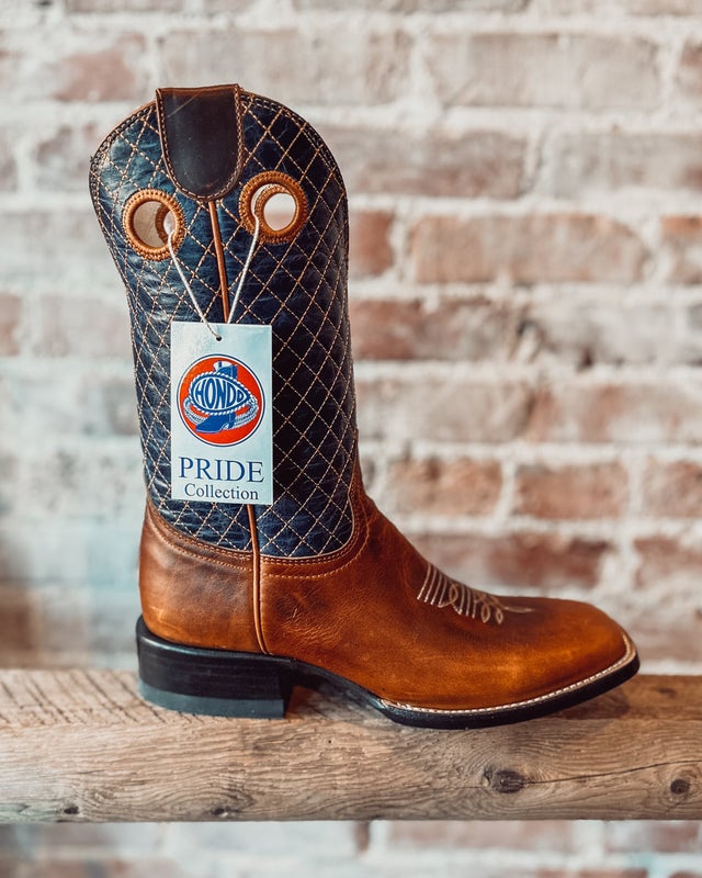 希少 HONDO BOOTS ウエスタンブーツ ビンテージ USA 6 1/2 Hondo Boots | Leather Western Cowboy Boots in the Black Hills of