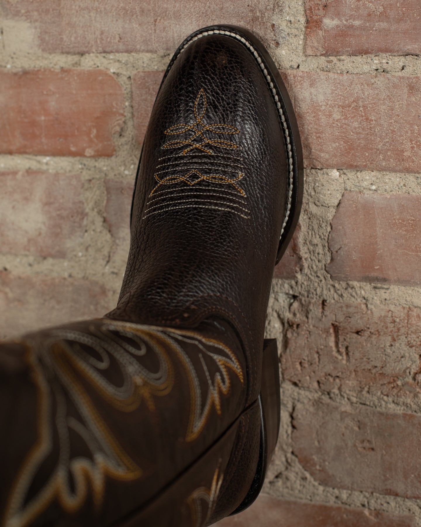 nude brown dress Cuadra Mens Urban Zipper Western Boots Chocolate - CU940