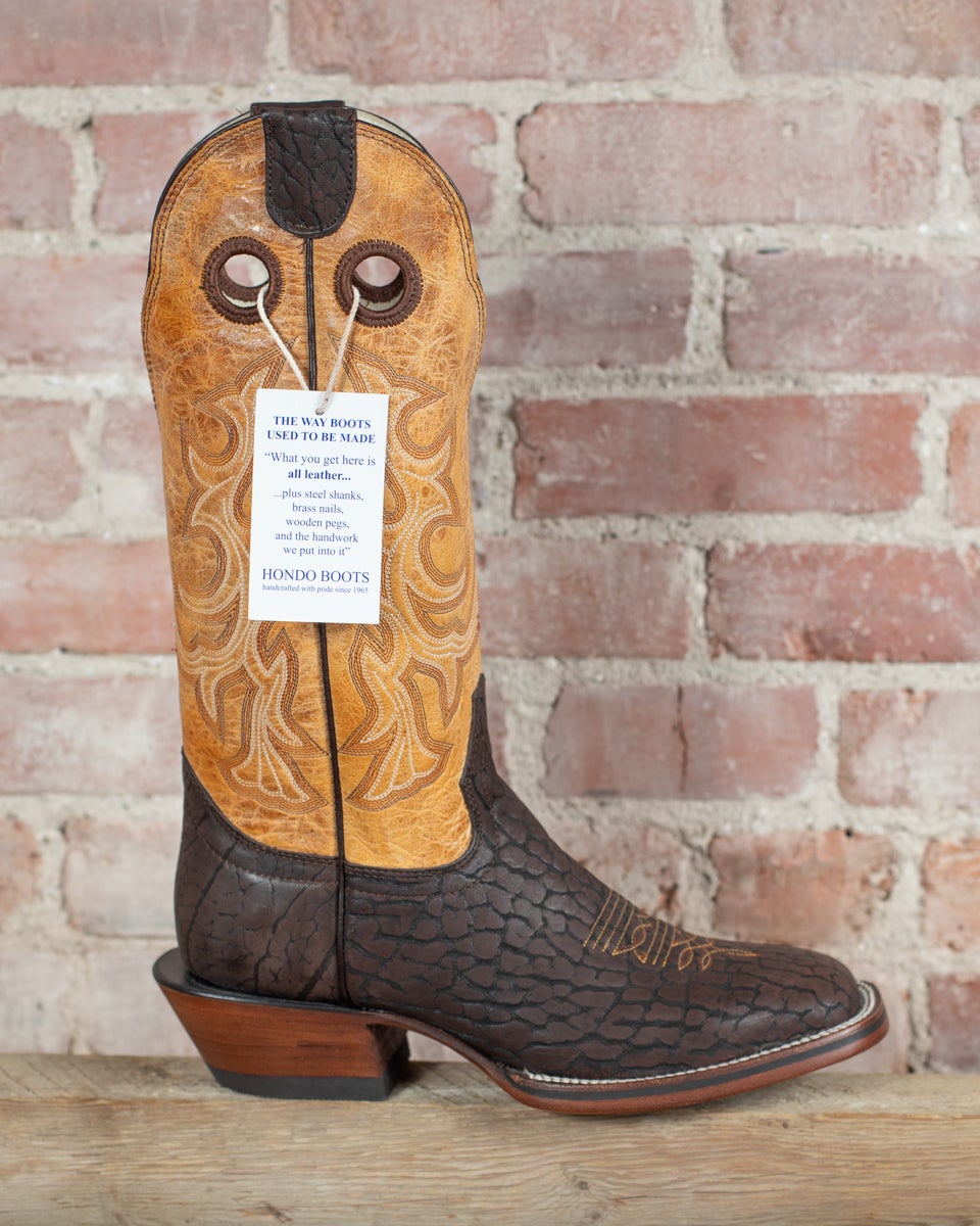 Hondo Brown Nubuck Bullhide 14