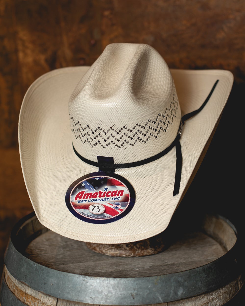 American Hat Straw Cowboy Hat 5200 Black Hills Retailer