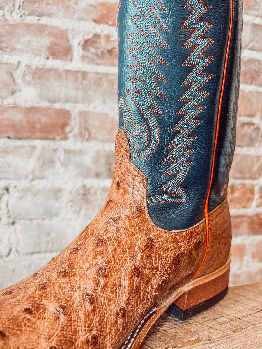 Anderson Bean Cowboy Boot S3016 Brandy Bruciato Ostrich | Cowboy boots in  South Dakota Black Hills