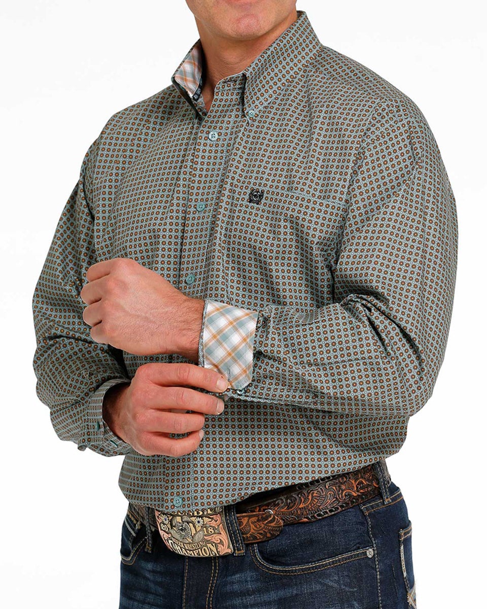 CINCH Classic Men's Contrast Print ButtonDown Shirt MTW1105468